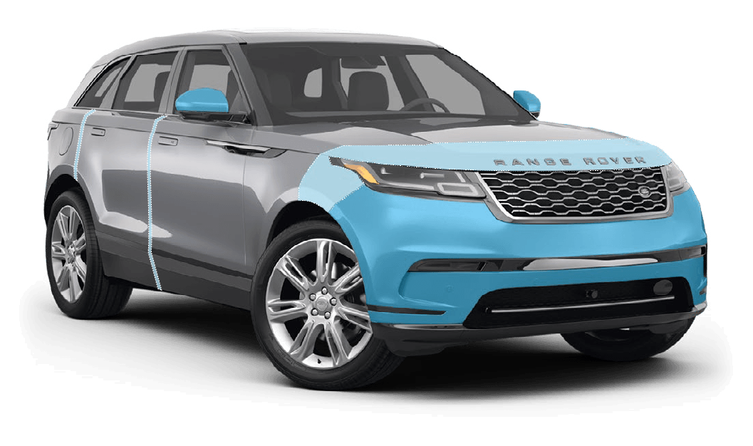 SUV bumper and mirror paint protection film coverage -- Grapevine TX